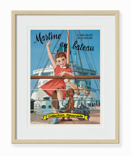 Martine en bateau