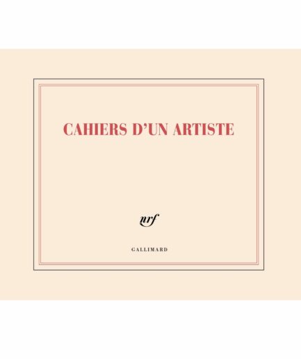 Carnet de dessin «Cahiers d'un artiste»