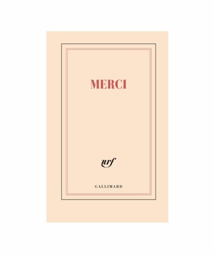 Carnet «Merci»