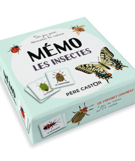Jeu de Mémo - Les insectes de mon jardin
