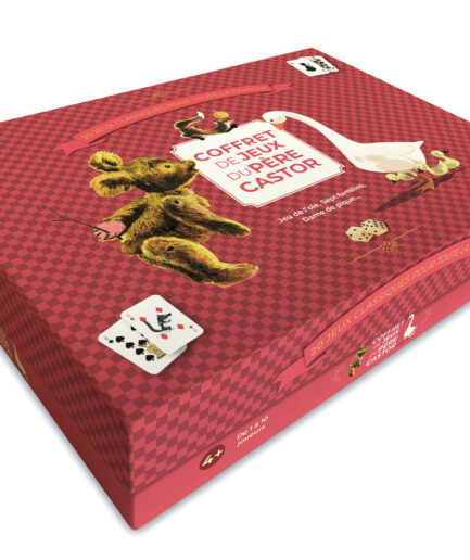 Coffret de jeux du Père Castor - Jeu de l'oie, Sept familles, Dame de pique...
