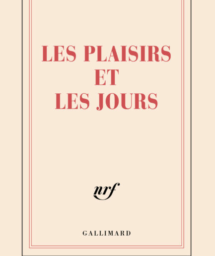 Carnet «Les Plaisirs et les Jours»
