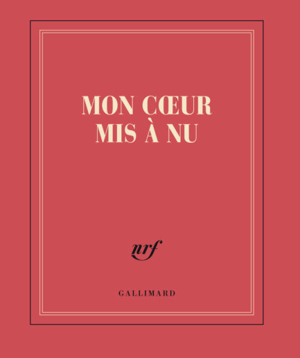 Carnet carré «Mon cœur mis à nu»