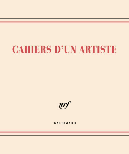 Carnet de dessin «Cahiers d'un artiste»