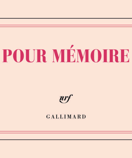 Bloc «Pour mémoire»