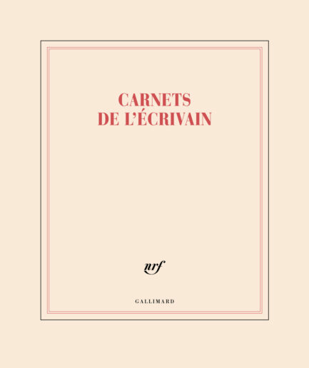 Carnet Grand format « Carnets de l'écrivain »