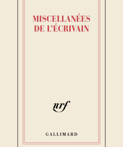 Carnet « Miscellanées de l'écrivain »