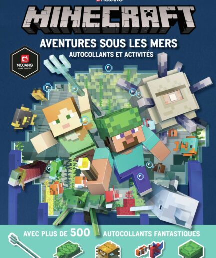 Minecraft : Aventures sous les mers - Autocollants et activités