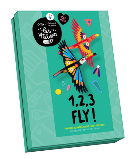 1,2,3 fly ! - 6 animaux volants à assembler et à suspendre