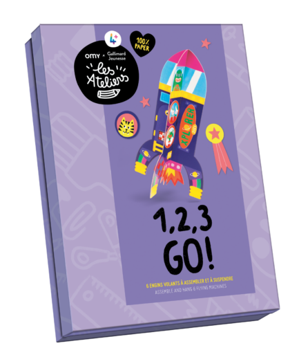 1,2,3 go ! - 6 engins volants à assembler et à suspendre