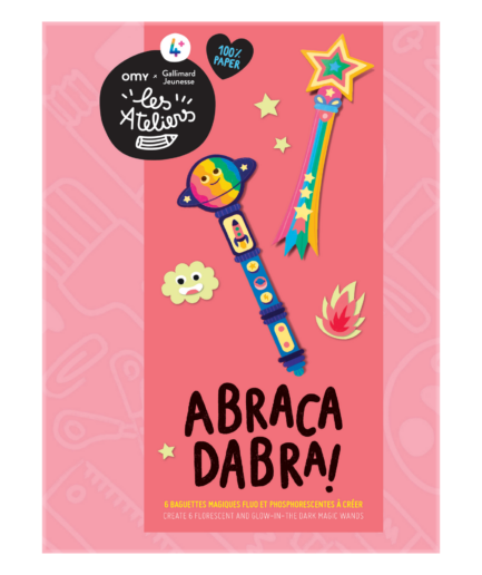 Abracadabra - 6 baguettes magiques fluo et phosphorescentes à créer
