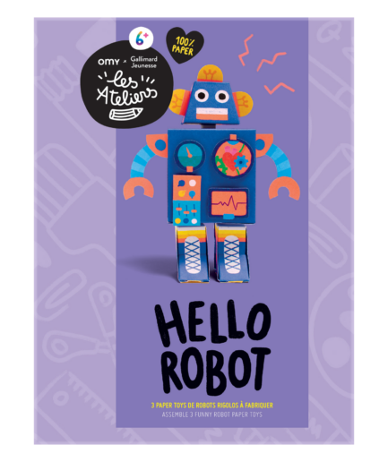 Hello robots - 3 Paper Toys de robots rigolos à fabriquer