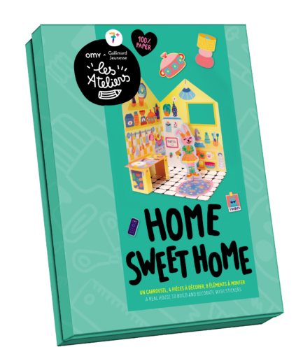 Home sweet home - Un carrousel, 4 pièces à décorer, 8 éléments à monter