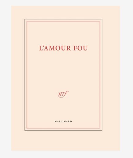 Grand carnet de dessin «L'amour fou»