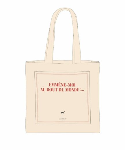 Sac tissu « Emmène-moi au bout du monde ! »