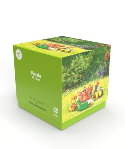 Puzzle Drôles de petites bêtes - le pique-nique 48 pièces