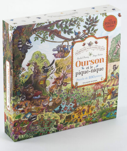 Promenons-nous dans les bois - Ourson et le pique-nique - Puzzle de 100 pièces