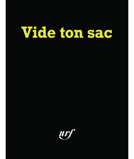 Carnet Série Noire « Vide ton sac »