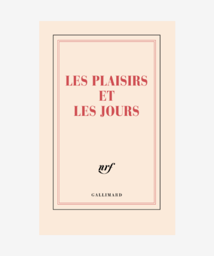 Carnet «Les Plaisirs et les Jours»