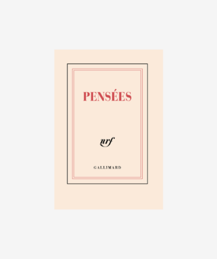 Carnet poche «Pensées»