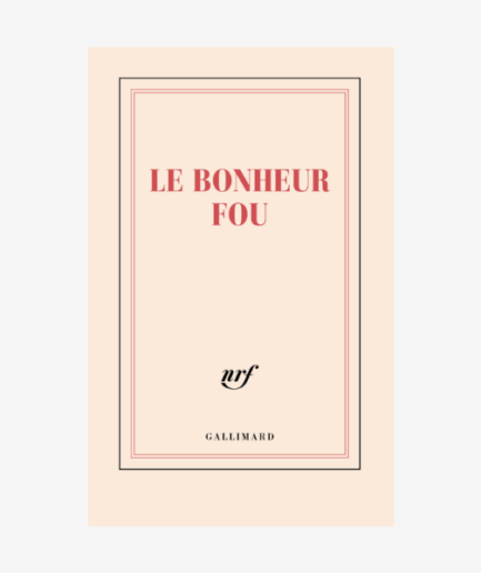 Carnet «Le bonheur fou»