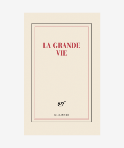 Grand carnet «La grande vie»