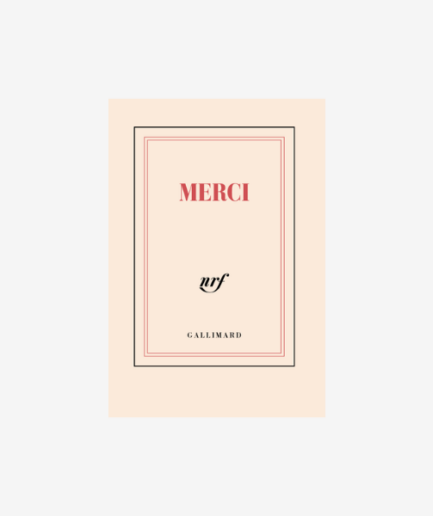 Carnet poche «Merci»