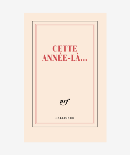 Carnet «Cette année-là»