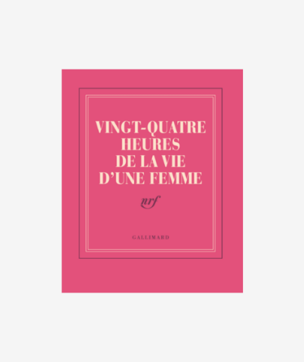 Carnet poche «Vingt-quatre heures de la vie d'une femme»