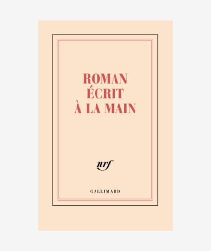 Carnet «Roman écrit à la main»