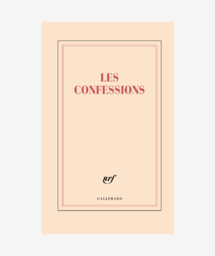 Grand carnet «Les confessions»