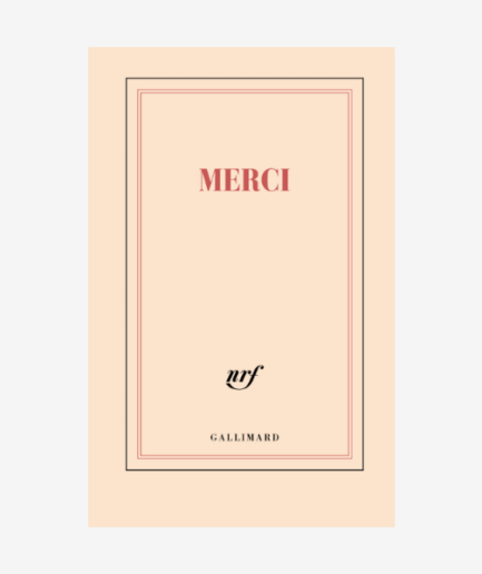 Carnet «Merci»
