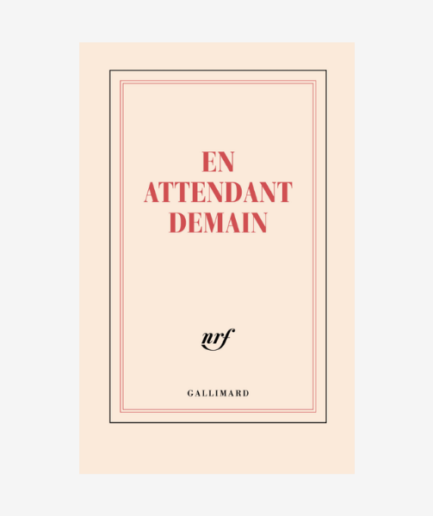 Carnet « En attendant demain »