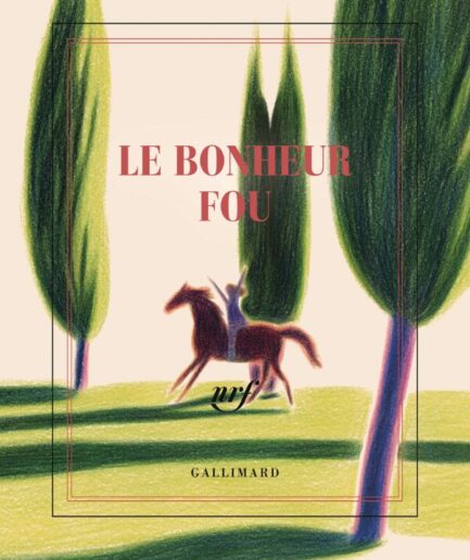 Carnet carré illustré "Le bonheur fou" (papeterie)