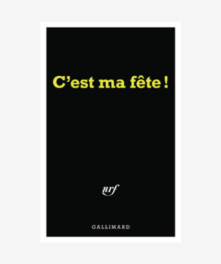 Carnet Série Noire « C'est ma fête ! »