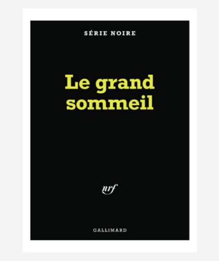 Affiche «Série noire - Le grand sommeil» - 30 x 40 cm