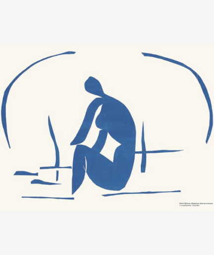 Affiche «Matisse - Baigneuse dans les roseaux» - 30 x 40 cm