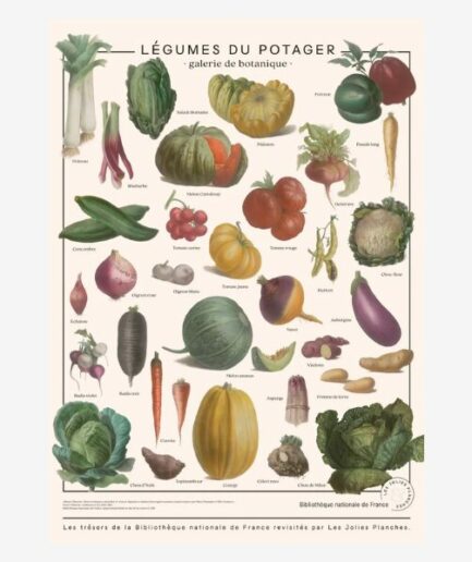 Affiche «Potager» - 60 x 80 cm