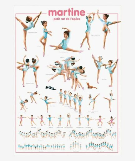 Affiche «Martine petit rat de l'opéra» - 50 x 70 cm