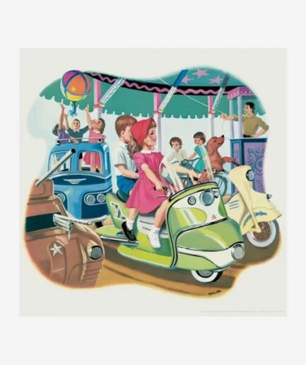 Affiche «Martine à la fête foraine» - 40 x 40 cm