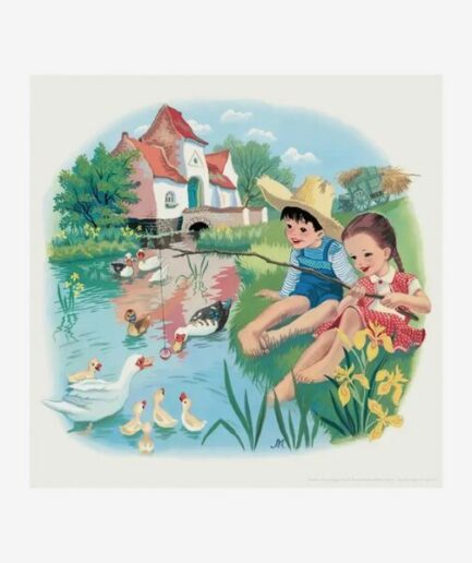 Affiche «Martine à la ferme 3» - 40 x 40 cm
