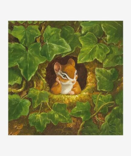 Affiche «Drôles de Petites Bêtes - Robin» - 40 x 40 cm