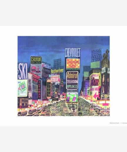 Affiche «Sasek - Time Square» - 30 x 40 cm