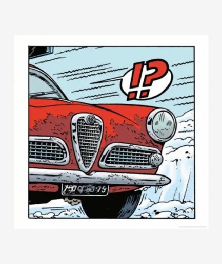 Affiche «Lefranc 3» - 40 x 40 cm