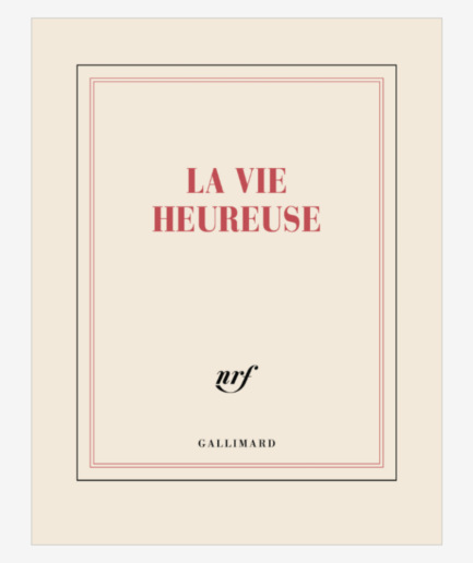 Carnet carré « La Vie heureuse »